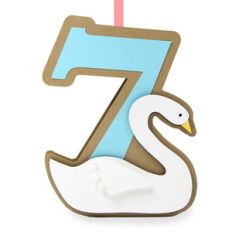 seven swans a swimming ornament