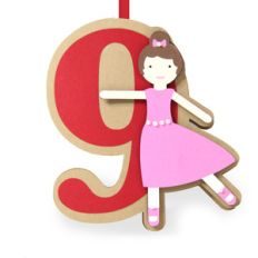 nine ladies dancing ornament