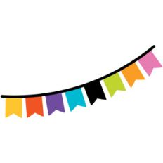 flag banner - pumpkin party