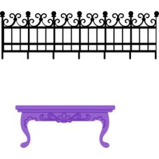 table and fence