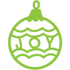 christmas ornament tag joy