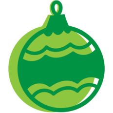 christmas ornament tags sphere