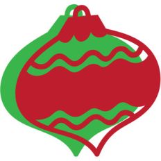christmas ornament tags teardrop