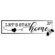 let's stay home