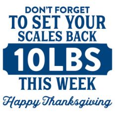 set your scales back