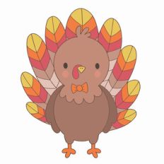 turkey print and cut
