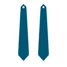 slim geo earrings
