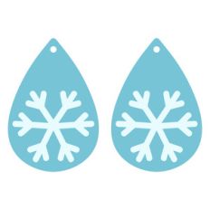 snowflake earrings