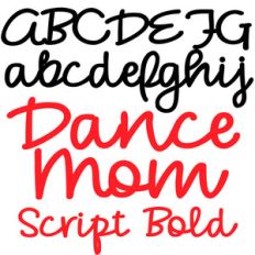 zp dance mom script bold