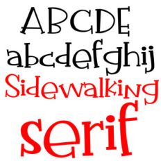 zp sidwalking serif