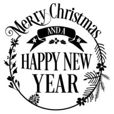 merry christmas and a happy new year