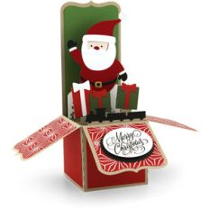 5x7 box card santa