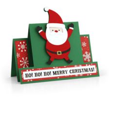 center step card santa