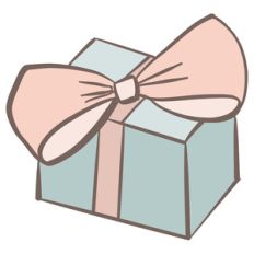 pastel present