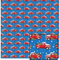 christmas truck pattern