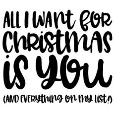all i want for christmas quote
