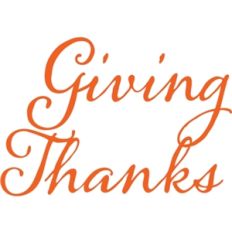 giving thanks phrase
