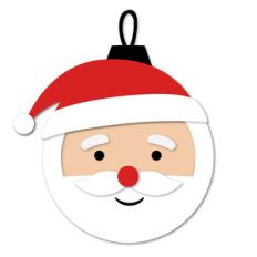 christmas ornament santa