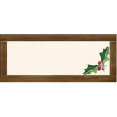 holly berry flat tag