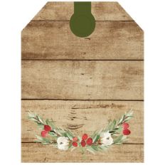 woodgrain tag