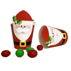 santa treat cup