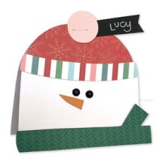 snowman place card