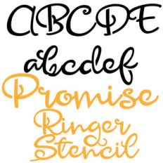 zp promise ringer stencil