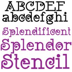 pn splendificent splendor stencil