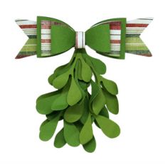 mistletoe with bow