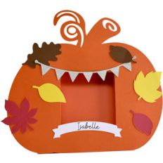 thanksgiving pumpkin photo display