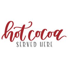 hot cocoa served here