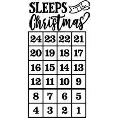 sleeps til christmas countdown