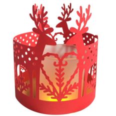 scandinavian reindeer lantern