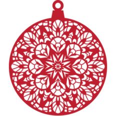 lace christmas ornament