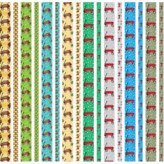 little red wagon borders