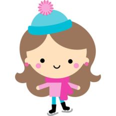 ice skating girl - christmas town