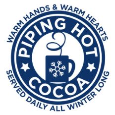 christmas ad - piping hot cocoa