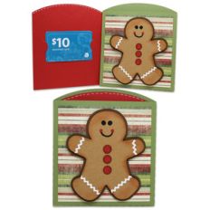 gingerbread gift card envelope