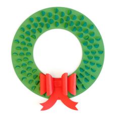 3d wreath - fold up tabs