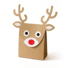 3d reindeer bag