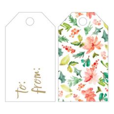 christmas gift tag