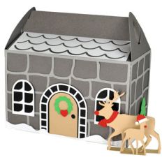 christmas stone cottage gift box