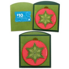 ornament gift card envelope
