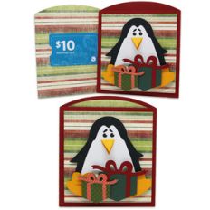 penguin gift card envelope