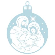 holy family ornament