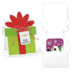 christmas present gift card holder