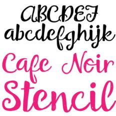 zp cafe noir stencil
