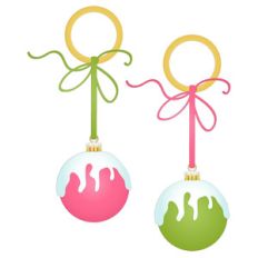 christmas ornaments wine tags