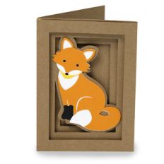 foxy shadow box card