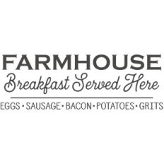 farmhouse breakfast sign